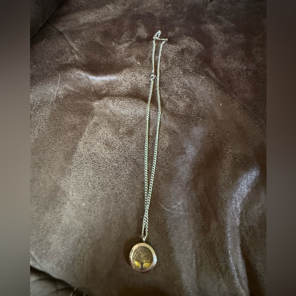 Tree‎ of Life Aromatherapy Diffuser Necklace Stainless Steel Women’s Jewelry